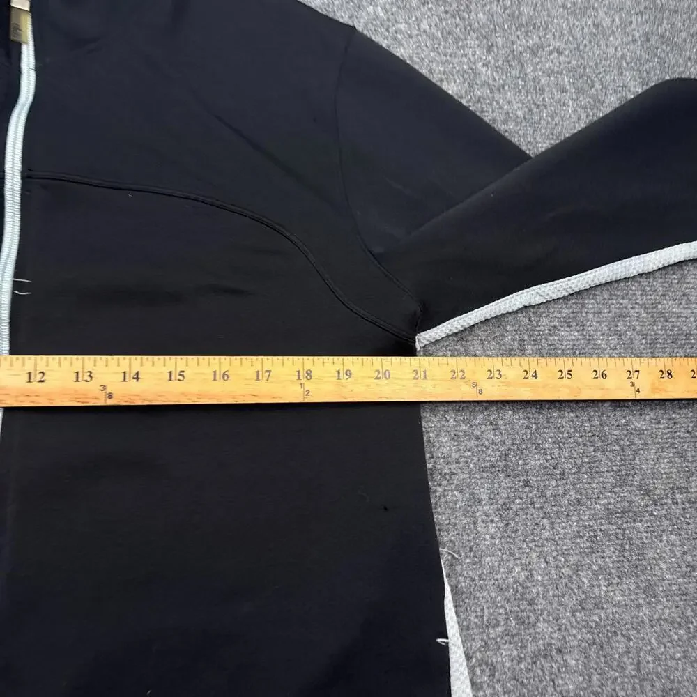 ALO x Nintendo World New York Full Zip Jacket Mens Size Large Black Mock Neck - Picture 15 of 16